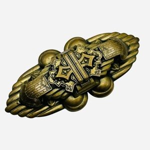 Antique 1930’s Layered Etruscan Brooch